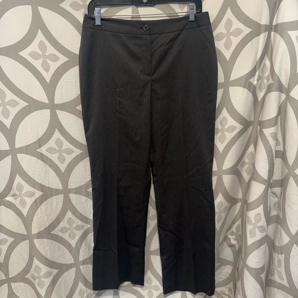 Anne Klein Dress Pants Womens 10P / 30 x 30 Gray Office Work Straight Stretch